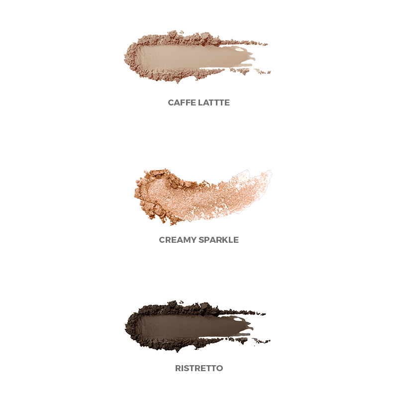 Arabica Petite Eyeshadow Palette 3 × 1g - Afbeelding 2